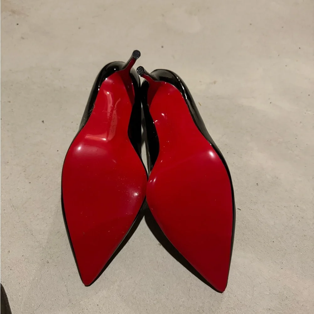 Red bottom Black Women's Heels - Picture 2 of 4